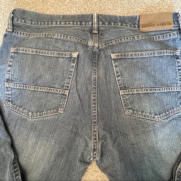 Nautica Jeans Co Straight Fit Blue Jeans 36x32 - Picture 4 of 7